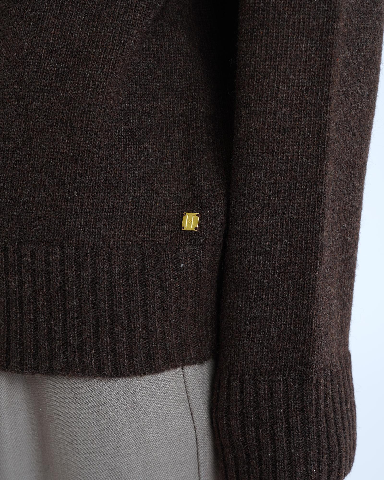 Knit Pullover - Brown