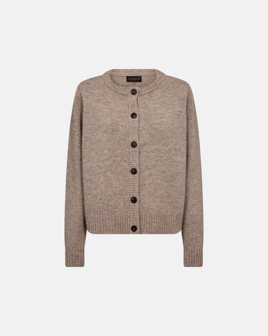 Knit Cardigan - Sand -Hype the Detail