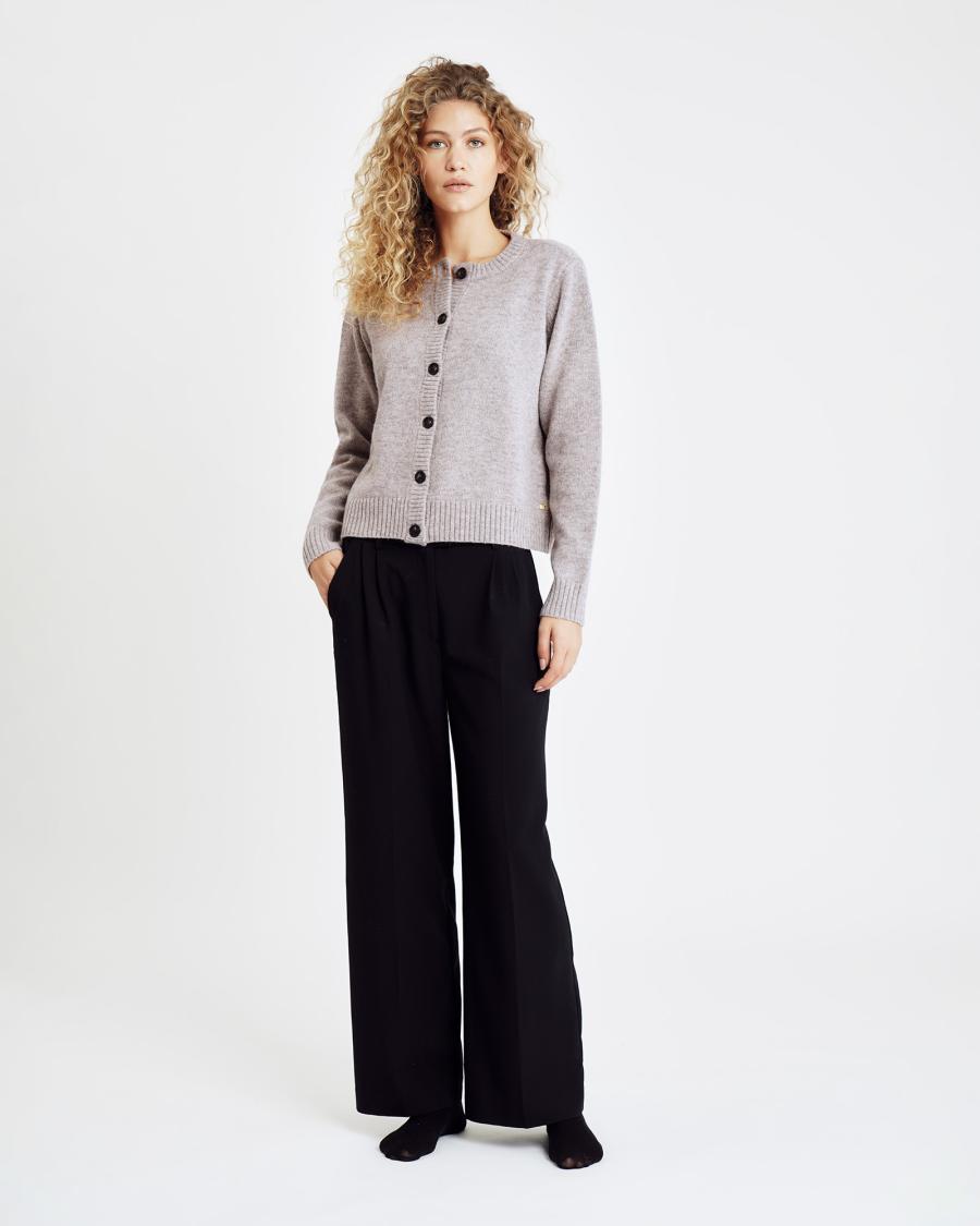Knit Cardigan - Sand -Hype the Detail