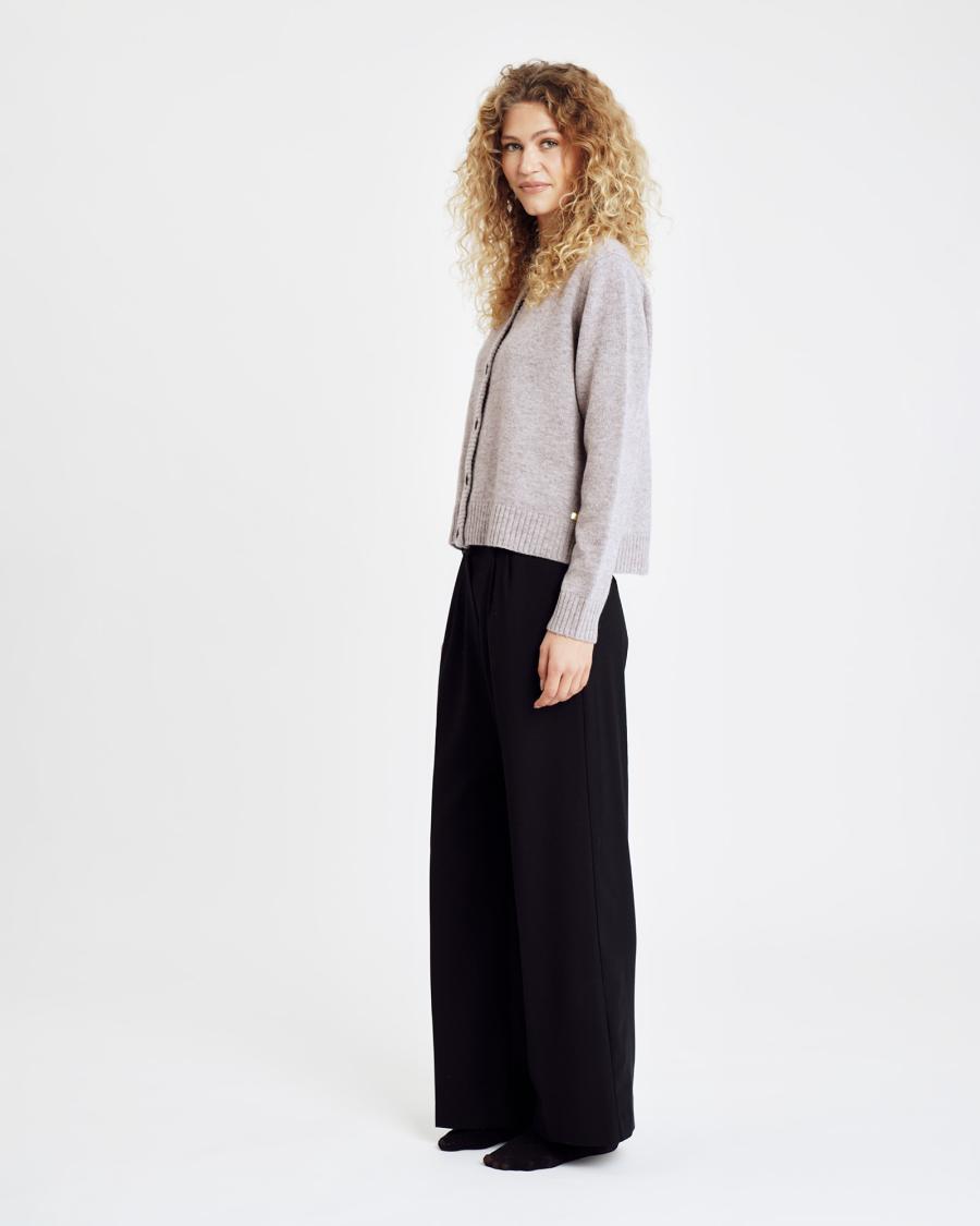 Knit Cardigan - Sand -Hype the Detail