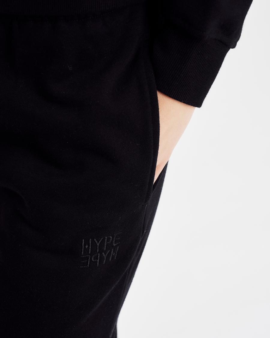 Sweatpants - Black -Hype the Detail