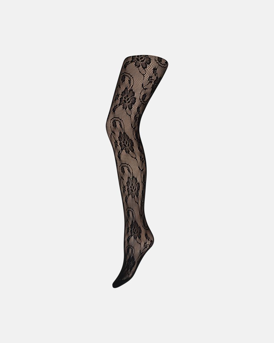 Lace Tight 40 Denier - Black -Hype the Detail