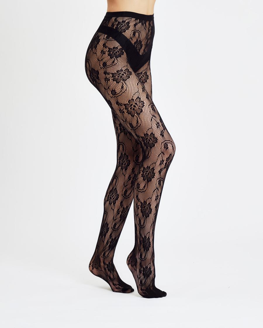 Lace Tight 40 Denier - Black -Hype the Detail