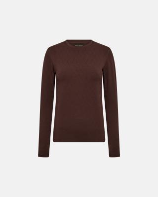 Logo Burn-out T-shirt - Brown -Hype the Detail Logo Burn-out T-shirt - Brown -Hype the Detail
