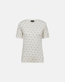 Cashmere-blend T-shirt - White -Hype the Detail