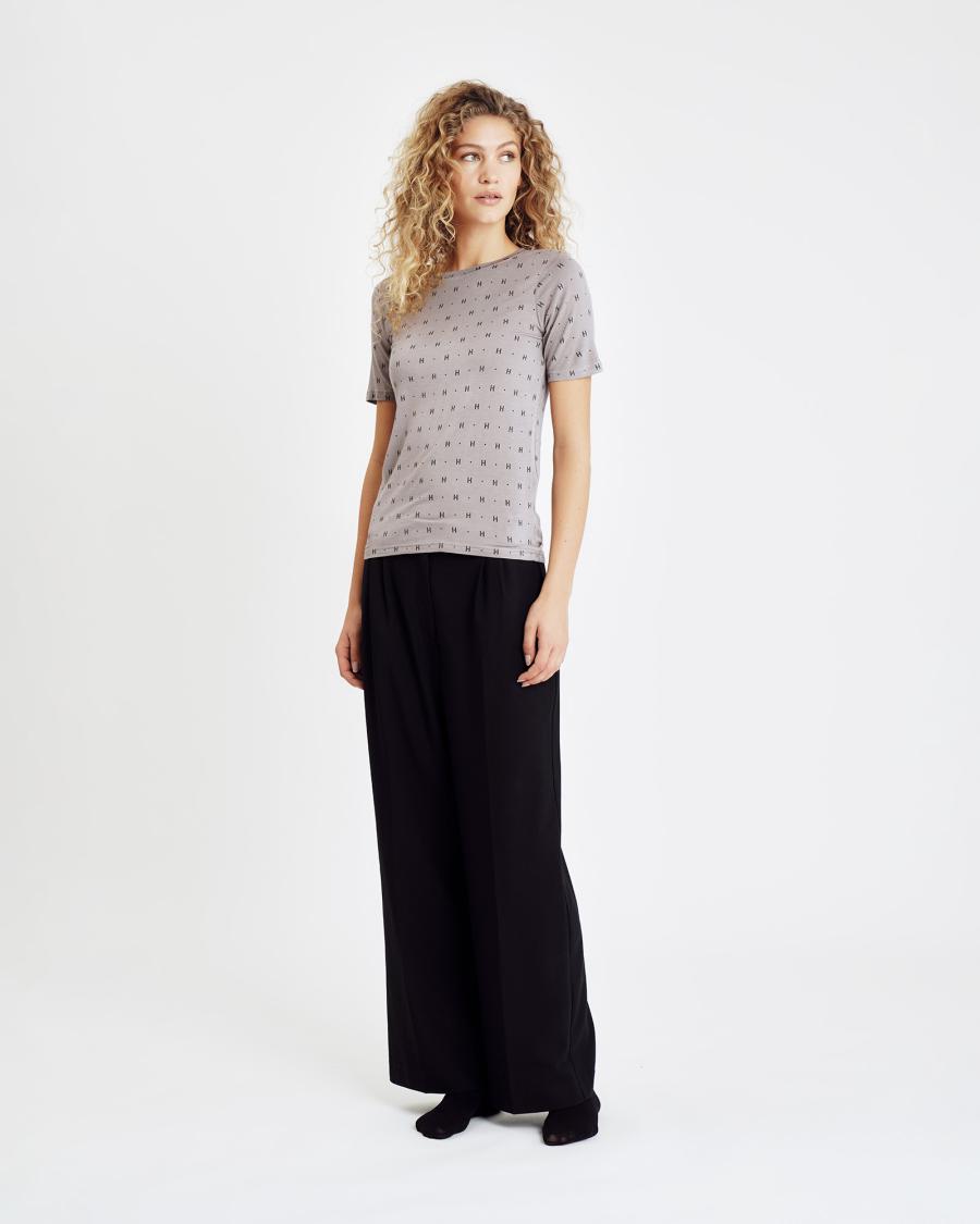 Cashmere-blend T-shirt - Sand -Hype the Detail