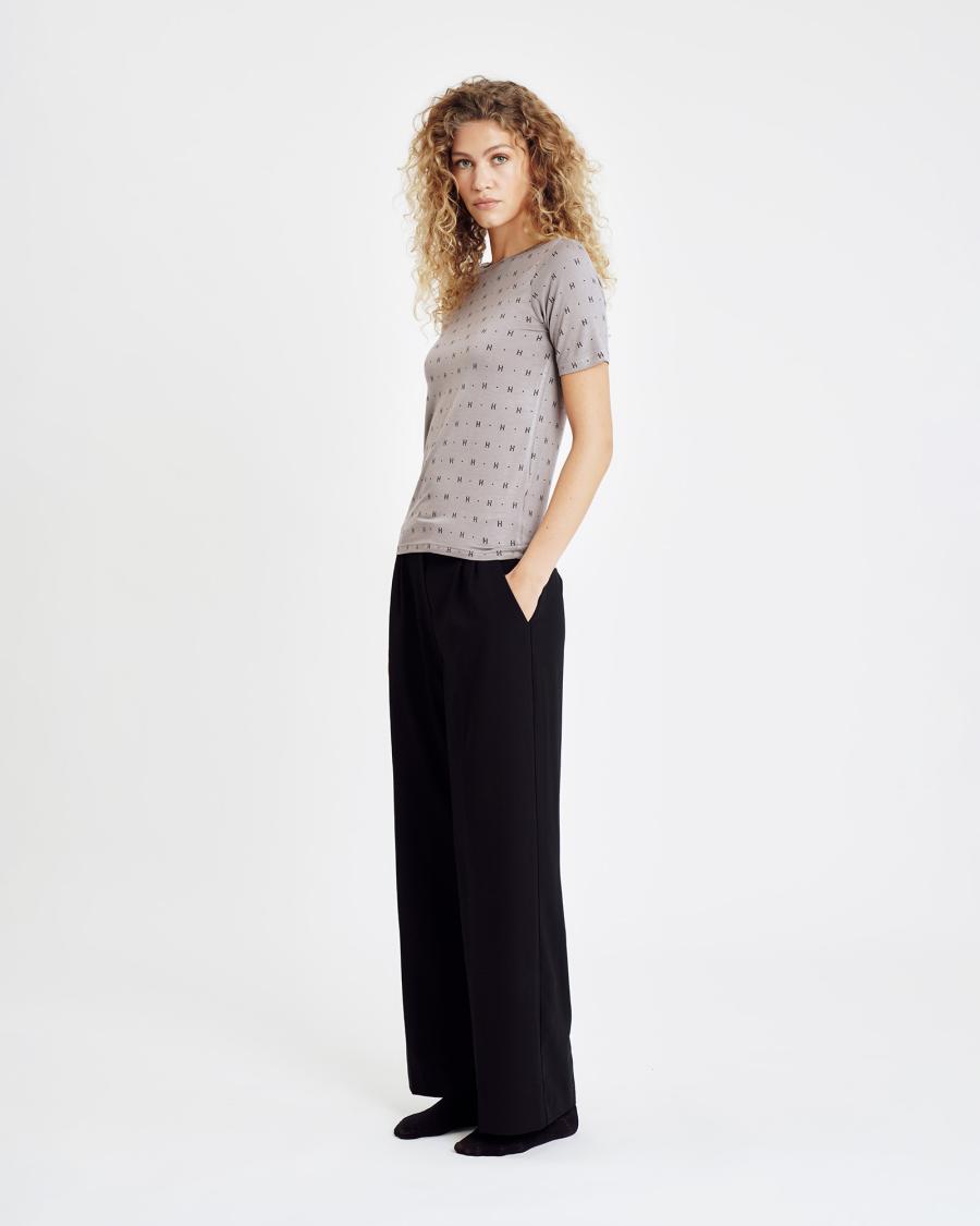 Cashmere-blend T-shirt - Sand -Hype the Detail
