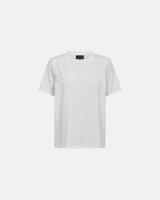 Logo Oversize Burn-out T-shirt - White -Hype the Detail Logo Oversize Burn-out T-shirt - White -Hype the Detail