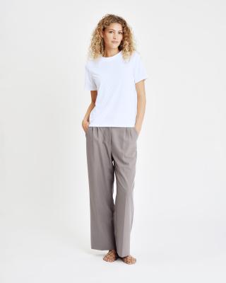 Logo Oversize Burn-out T-shirt - White -Hype the Detail Logo Oversize Burn-out T-shirt - White -Hype the Detail