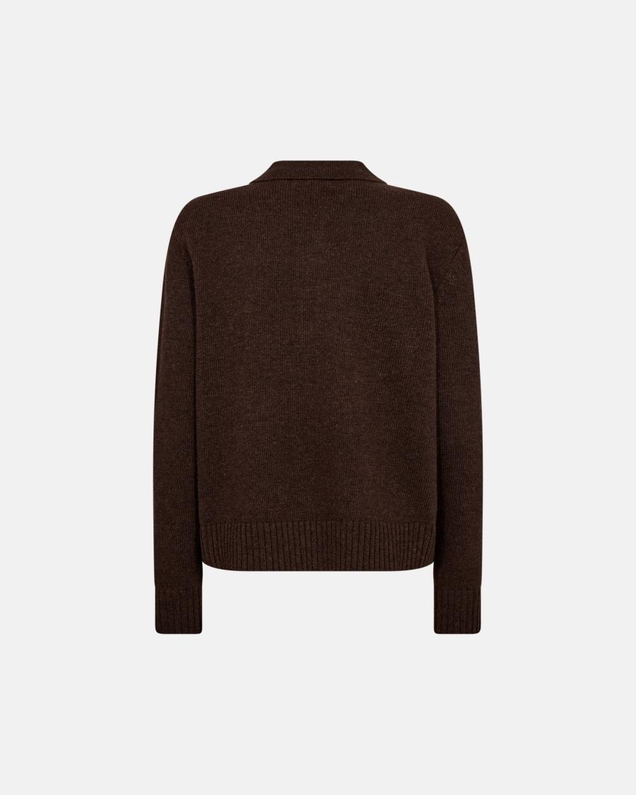 Knit Polo - Brown -Hype the Detail