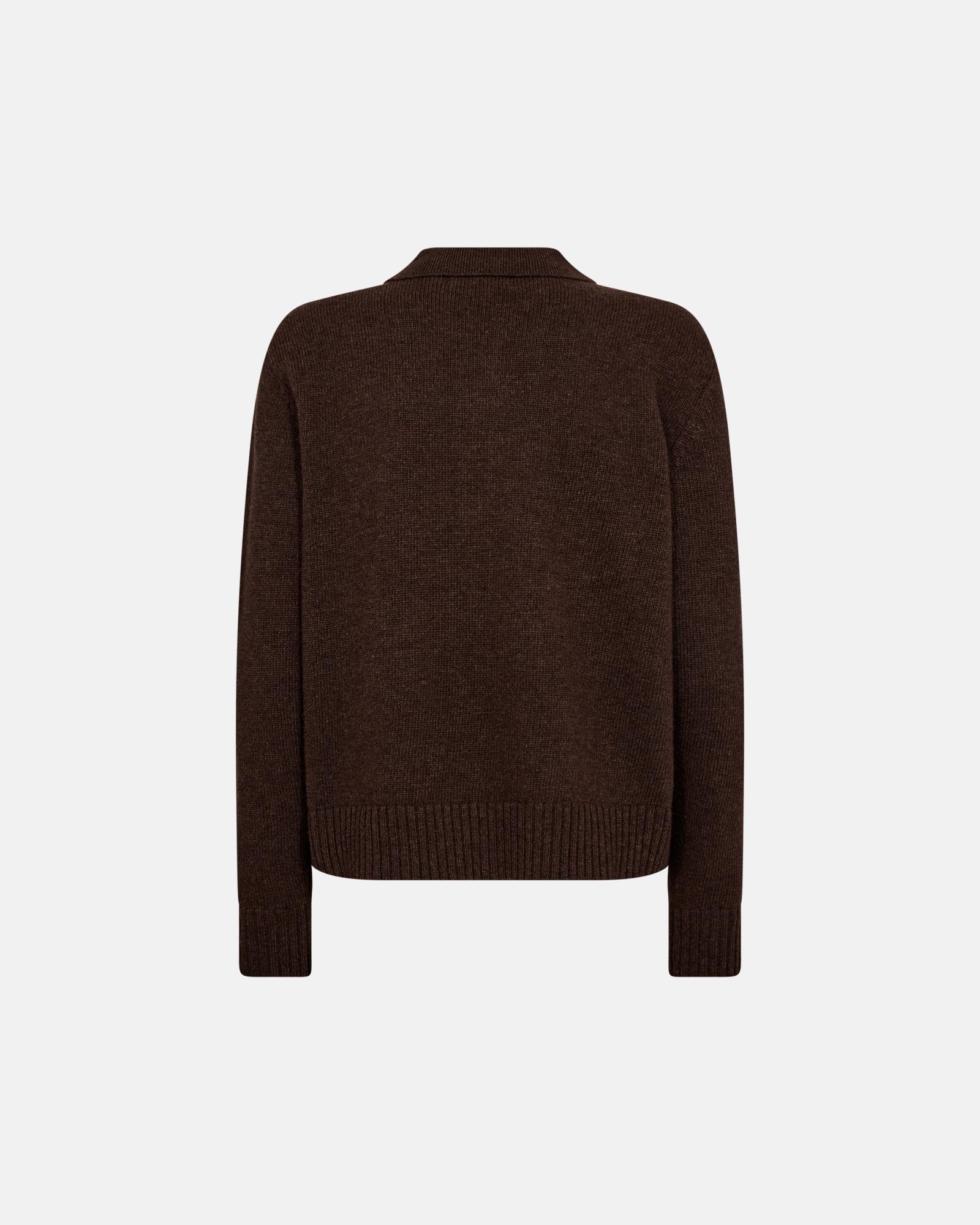 Knit Polo - Brown