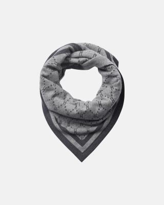 Logo Triangle Scarf - Grey -Hype the Detail