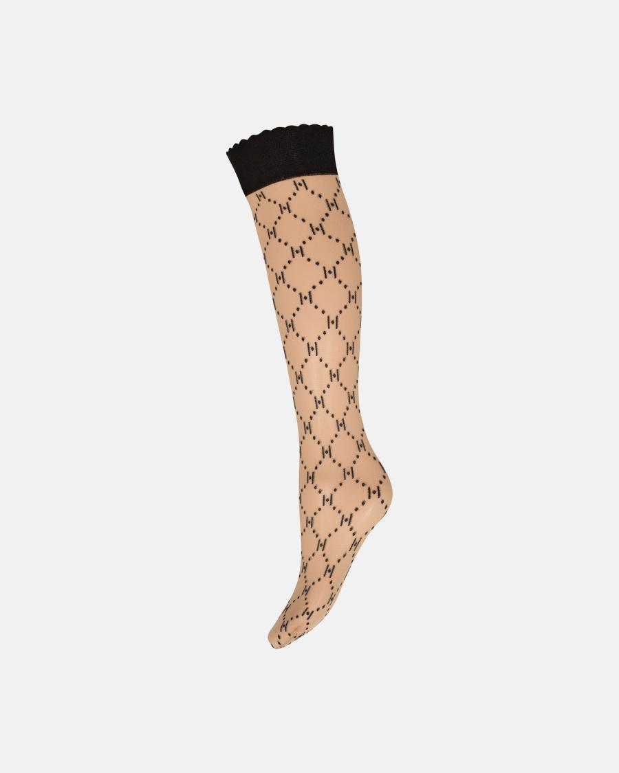 Logo Knee High - Black -Hype the Detail
