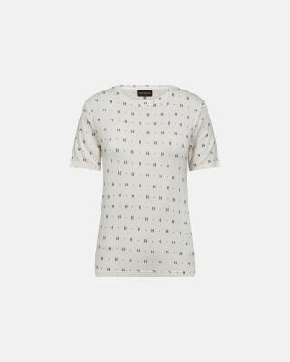 Cashmere-blend T-shirt - White -Hype the Detail