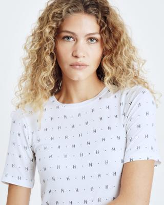 Cashmere-blend T-shirt - White -Hype the Detail