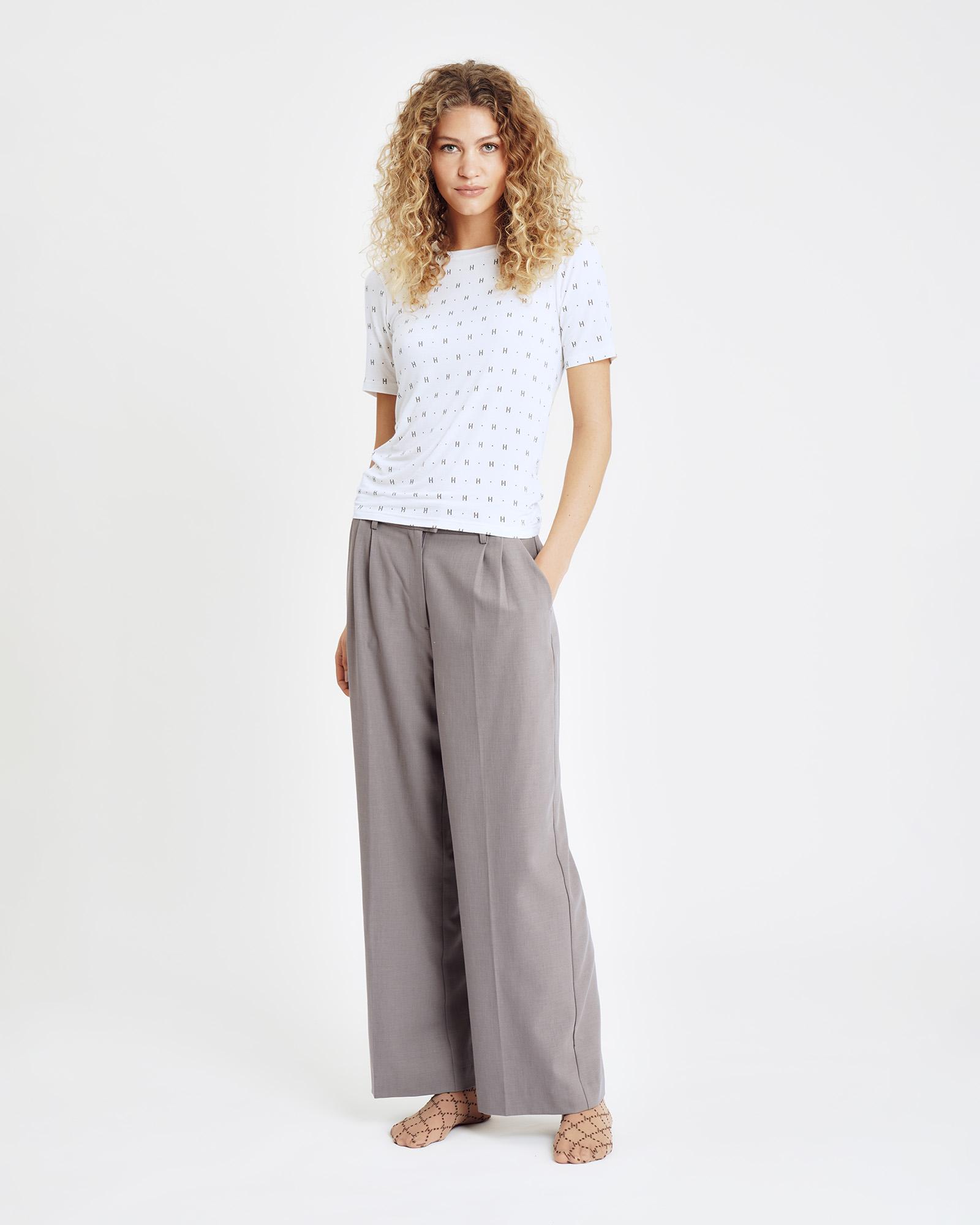Cashmere-blend T-shirt - White