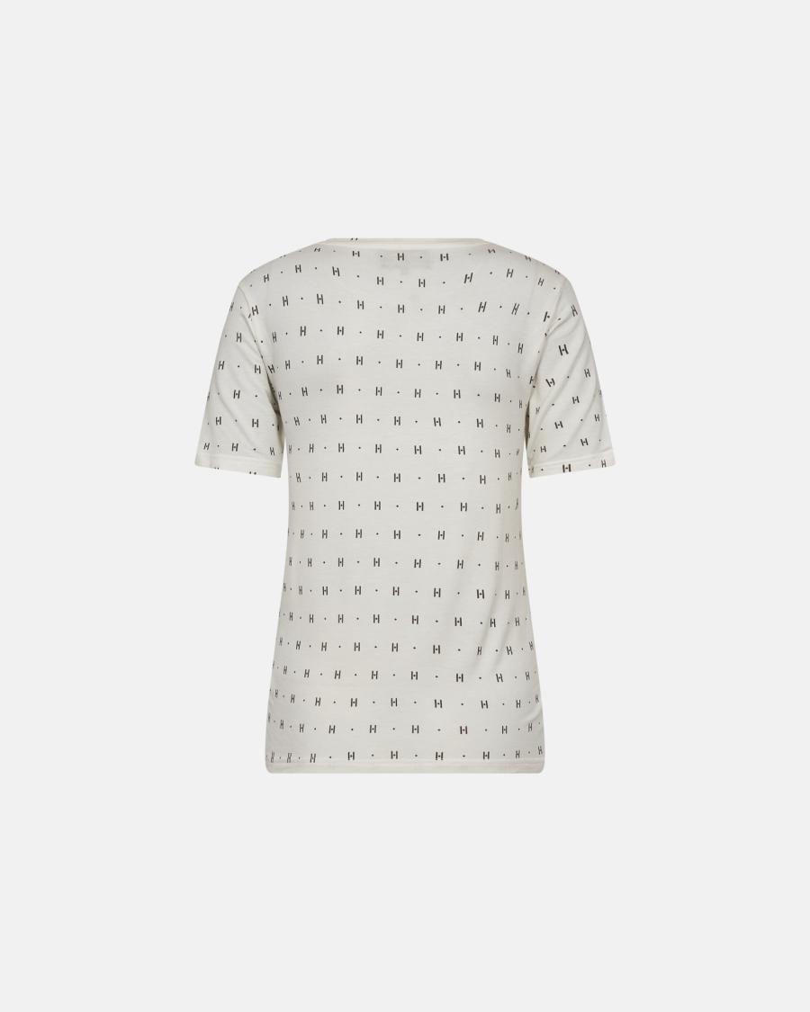 Cashmere-blend T-shirt - White -Hype the Detail