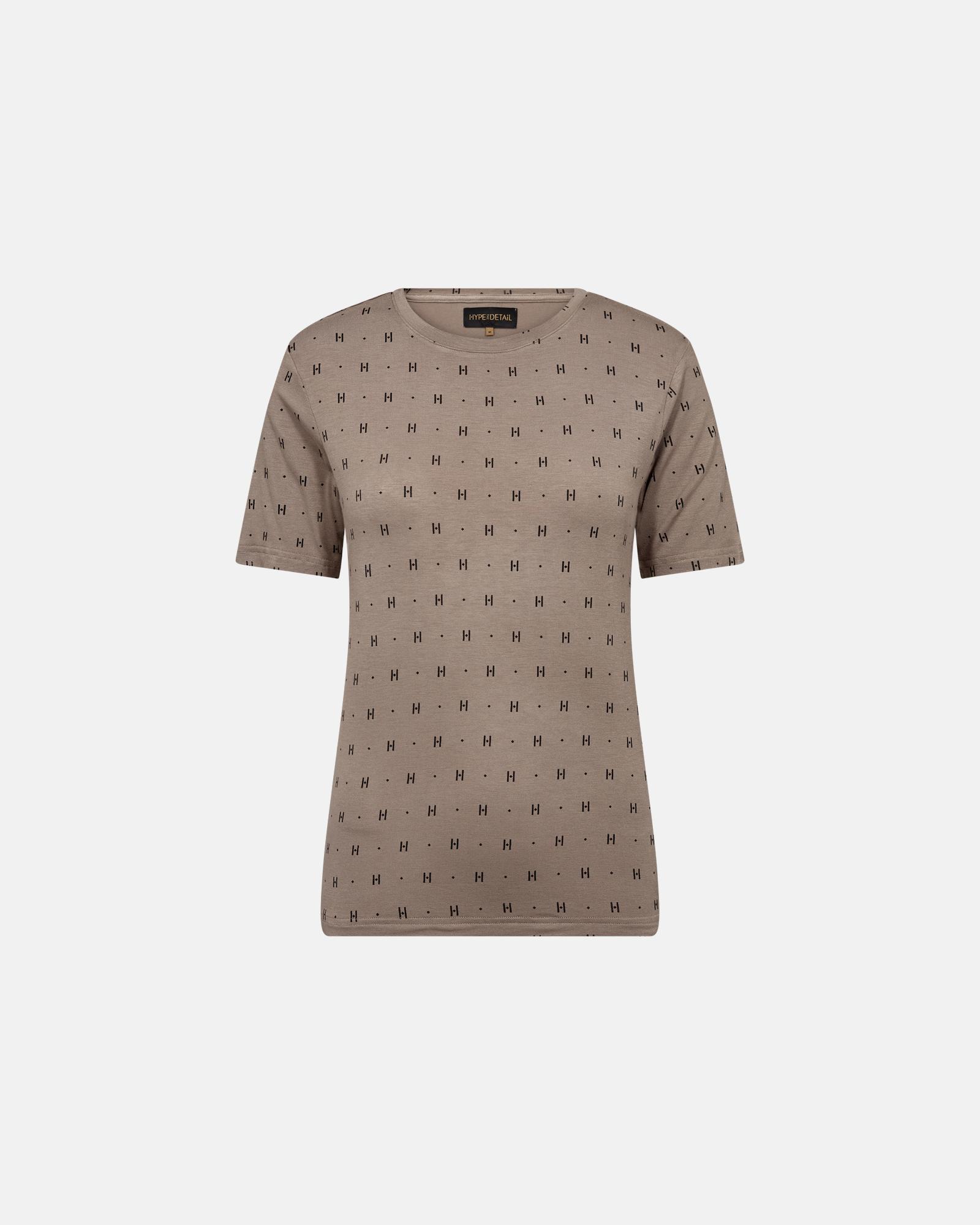 Cashmere-blend T-shirt - Sand