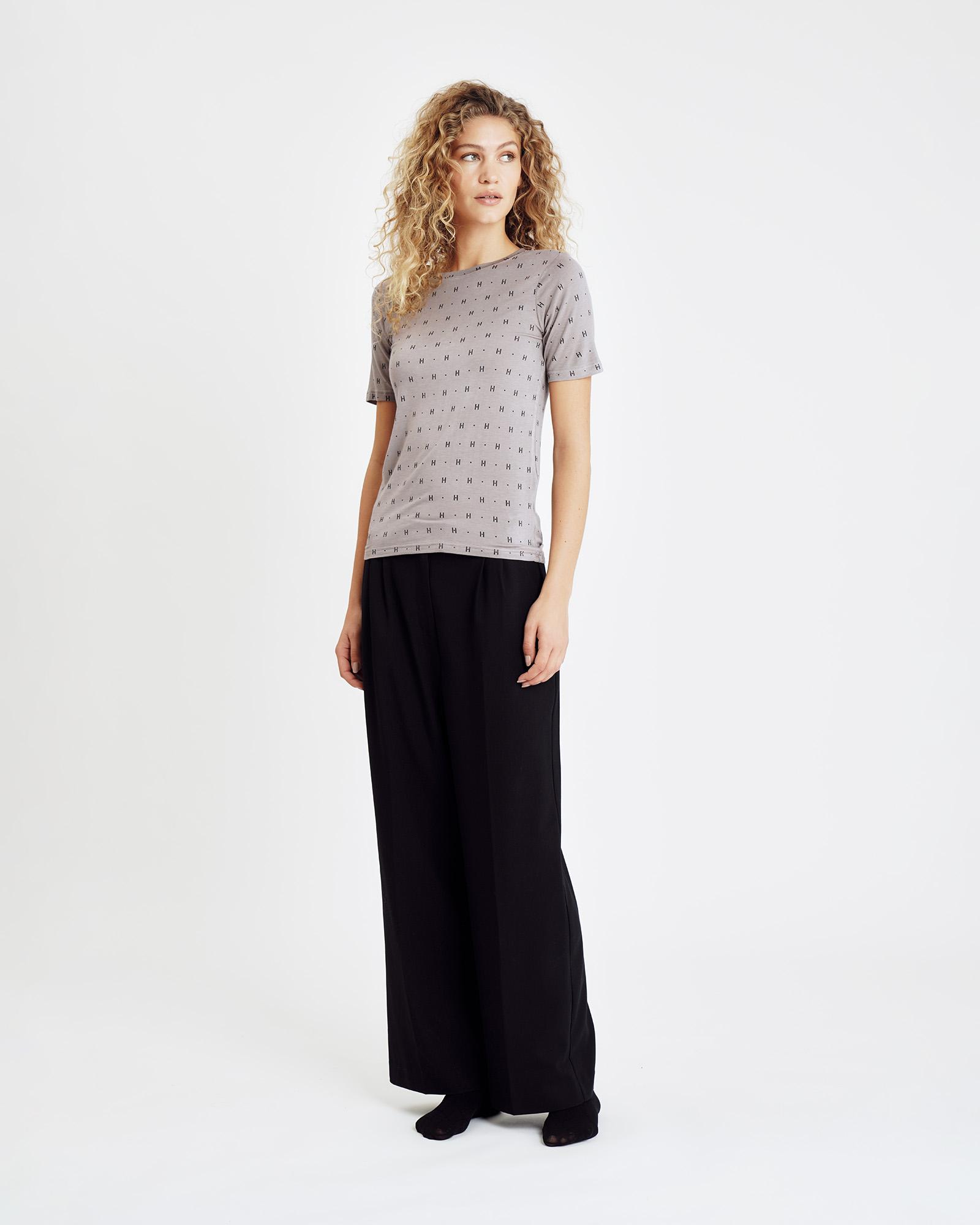Cashmere-blend T-shirt - Sand