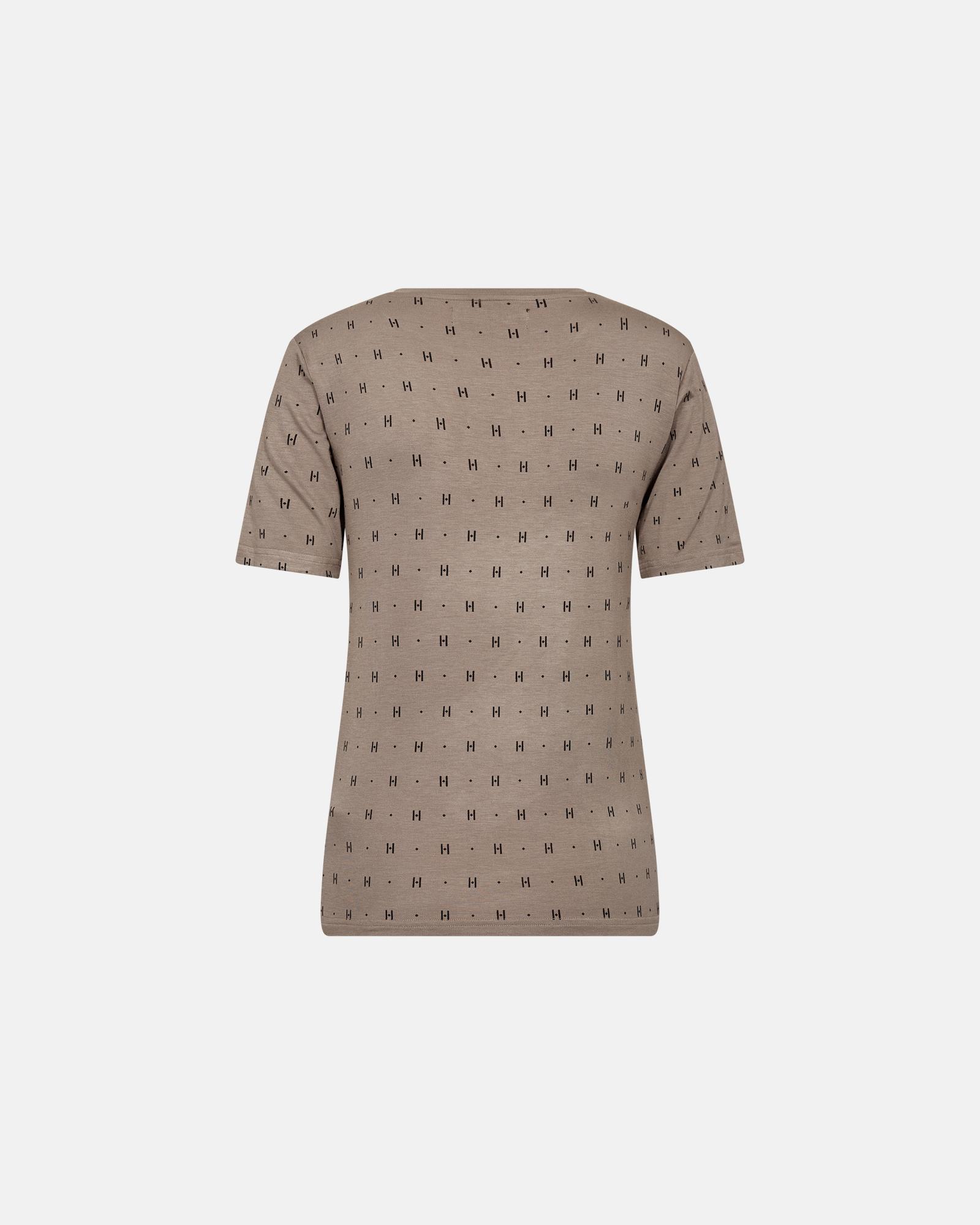 Cashmere-blend T-shirt - Sand