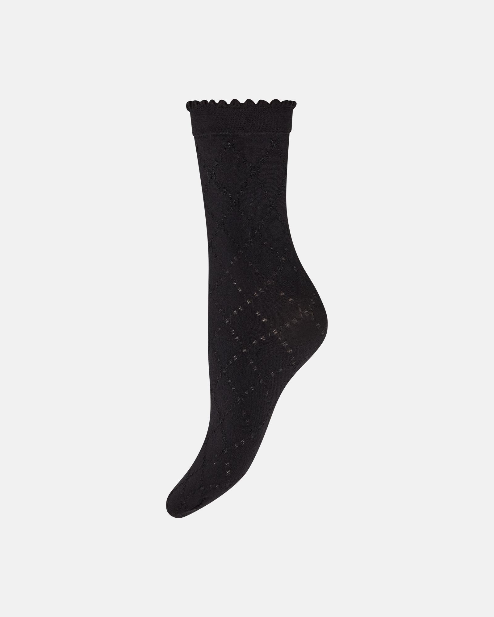 Logo Socks 60 Denier - Black