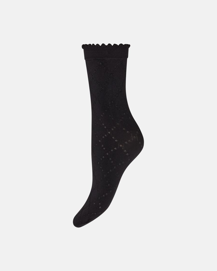 Logo Socks 60 Denier - Black