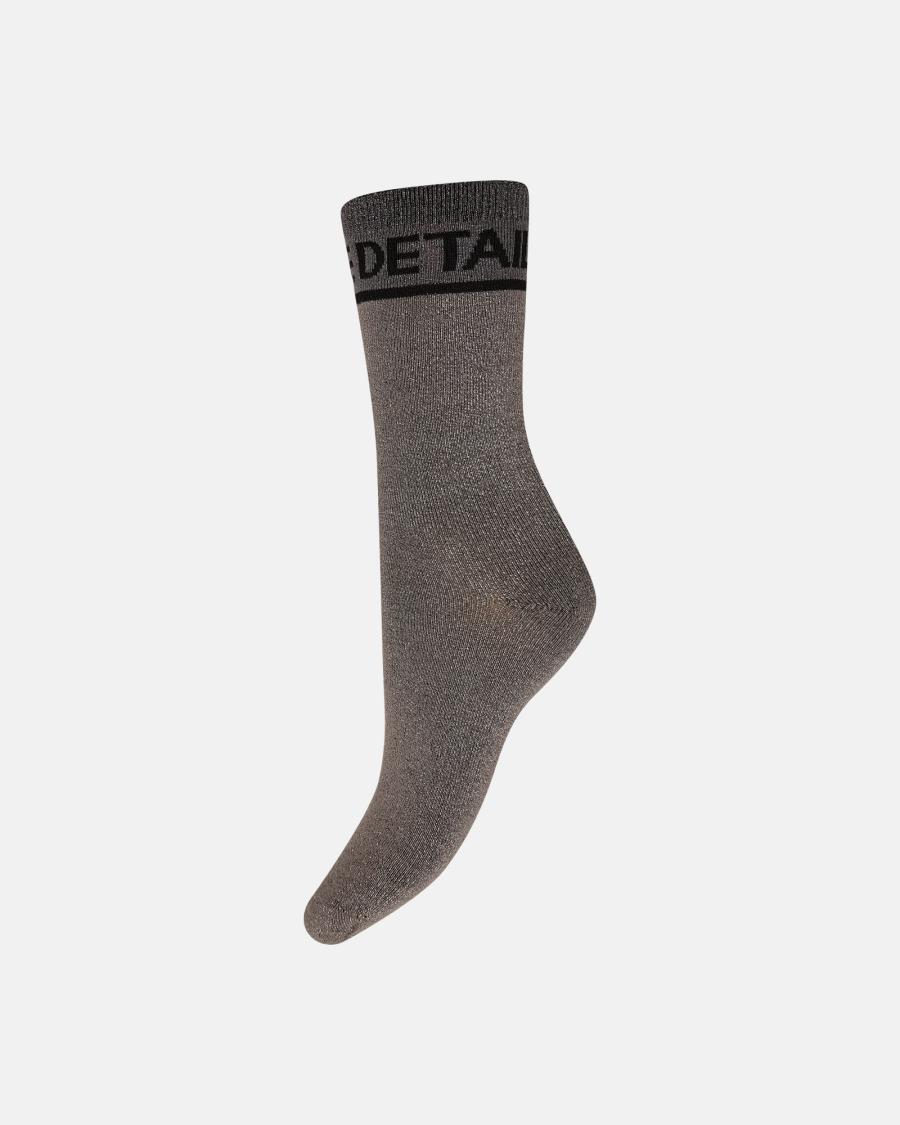 Glitter Socks 3-Pack - Black, Grey