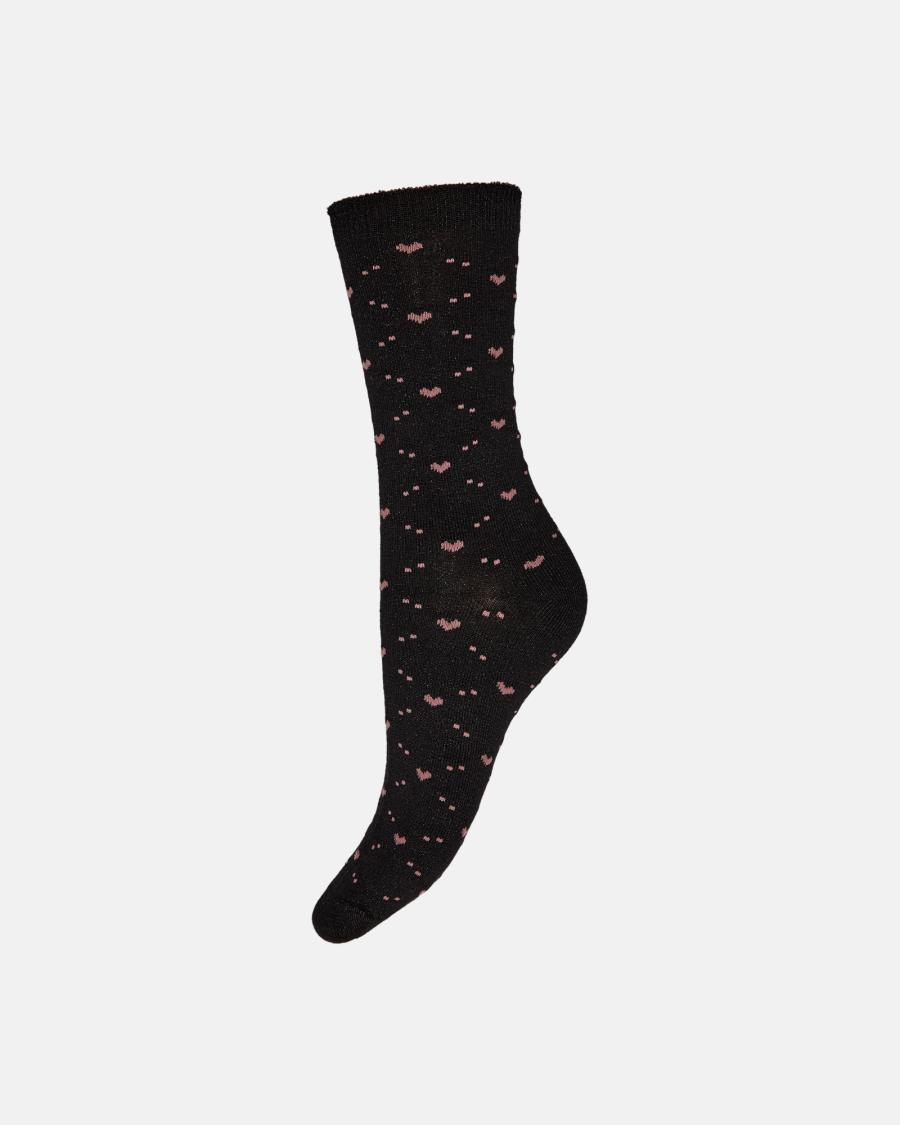 Glitter Socks - Black -Hype the Detail