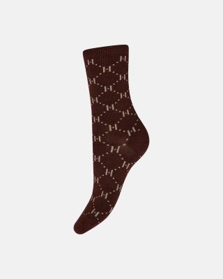 Logo Socks - Brown -Hype the Detail
