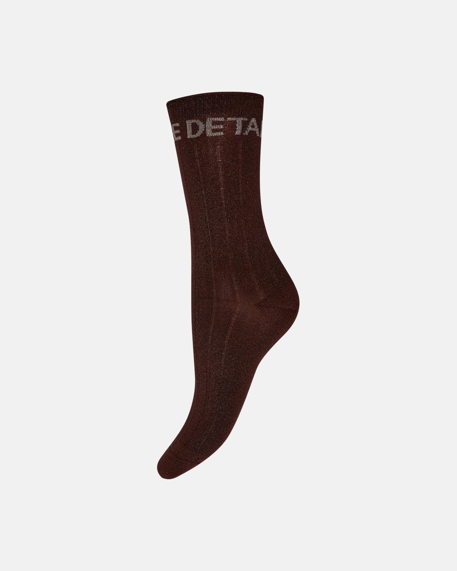 Glitter Socks - Brown