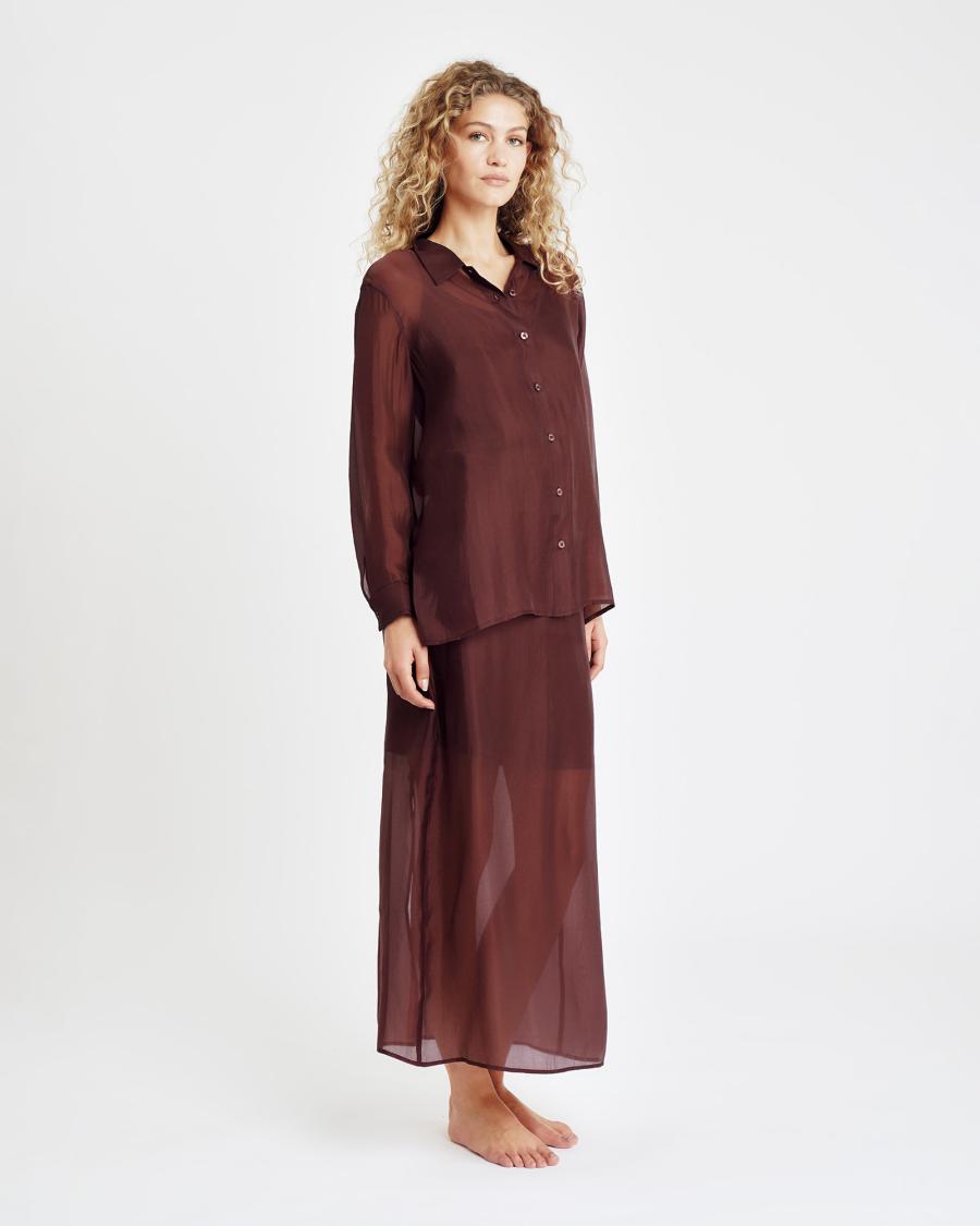 Organza shirt - Red