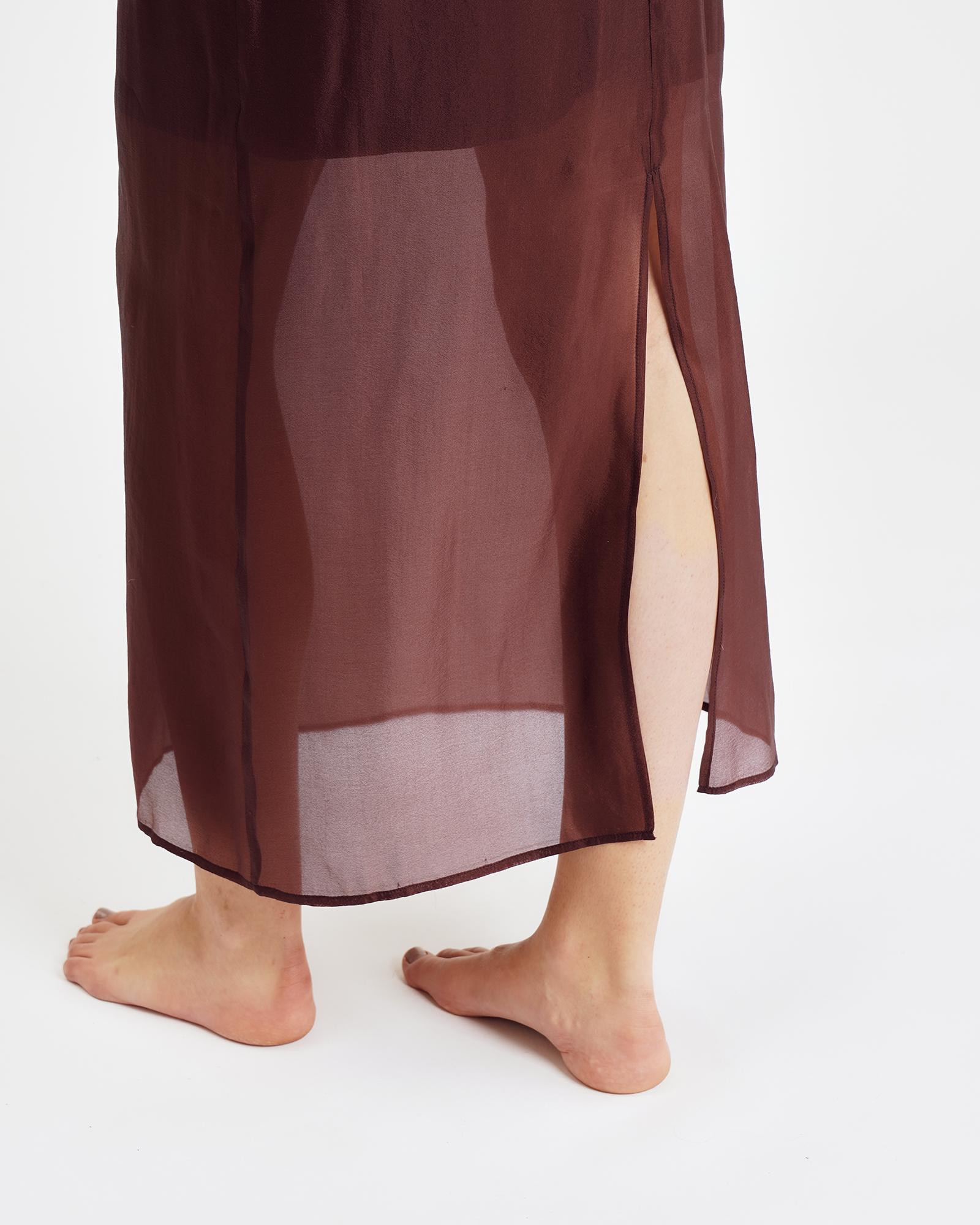 Organza Skirt - Red