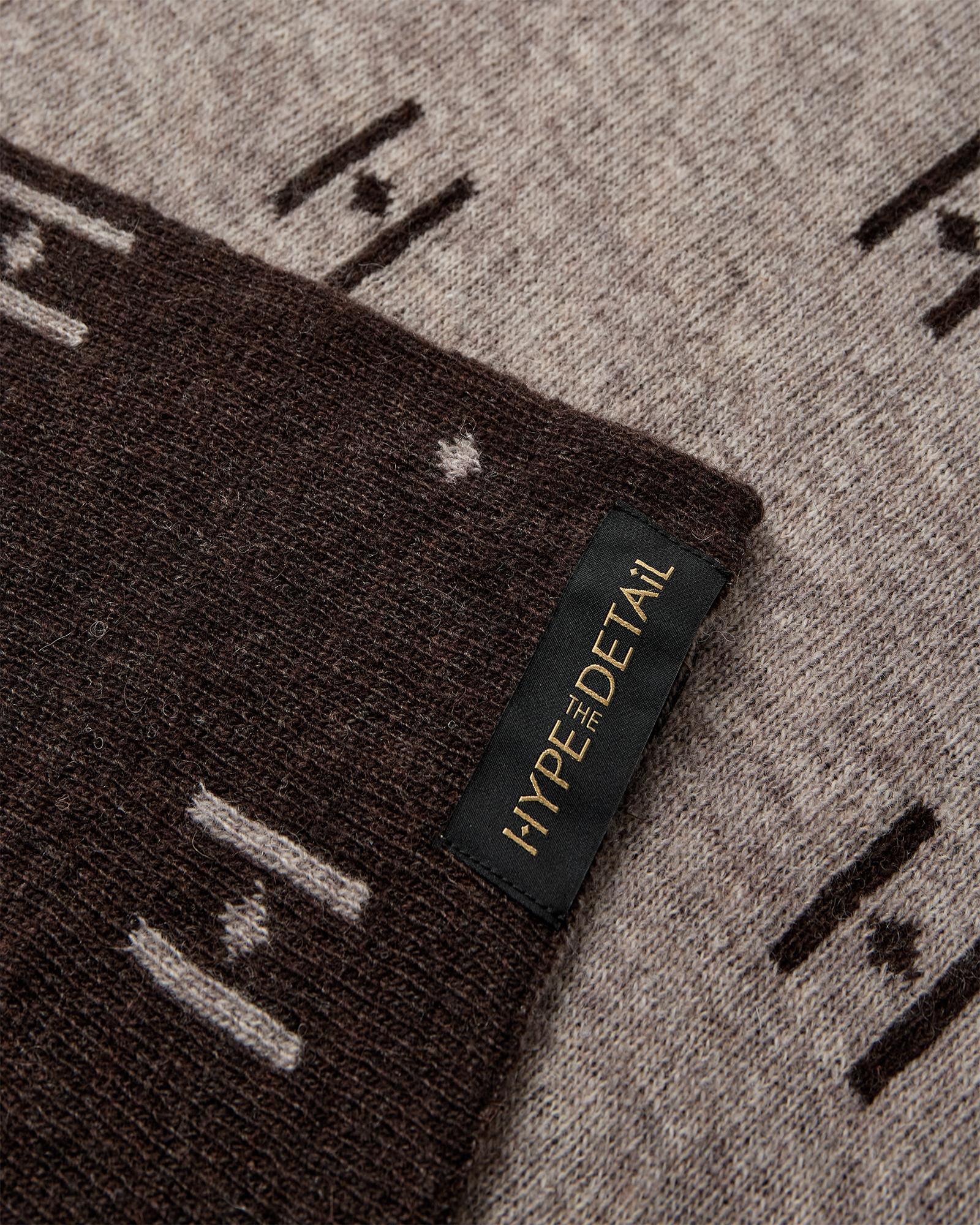 Logo Scarf - Brown