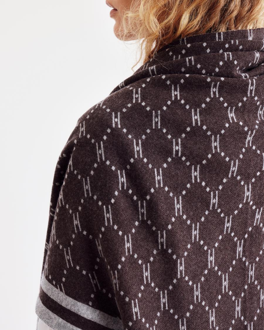 Logo Scarf - Brown