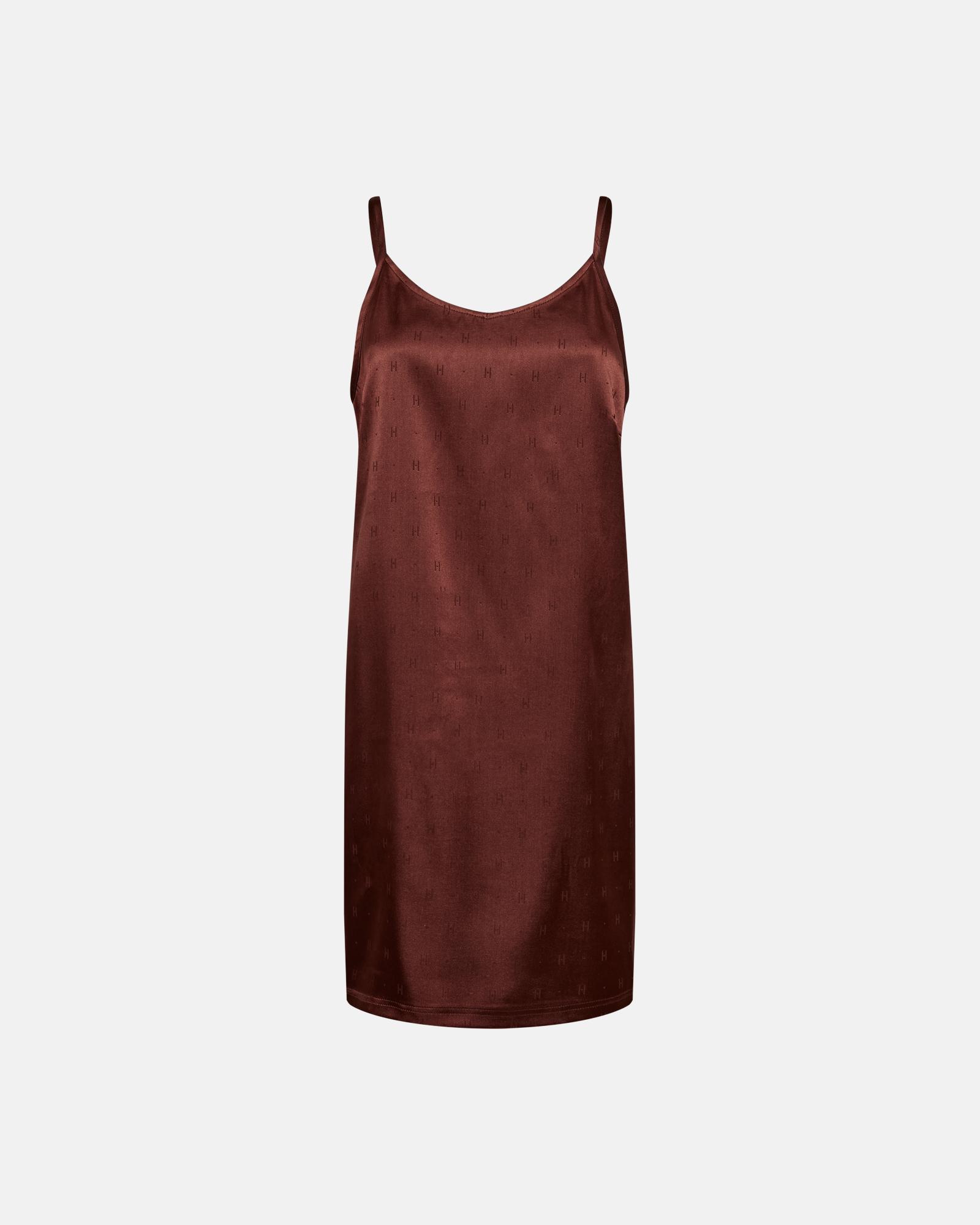 Logo Slip-Dress - Red