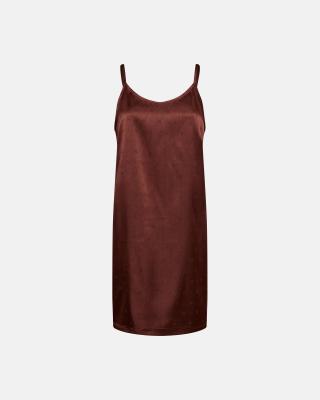 Logo Slip-Dress - Red