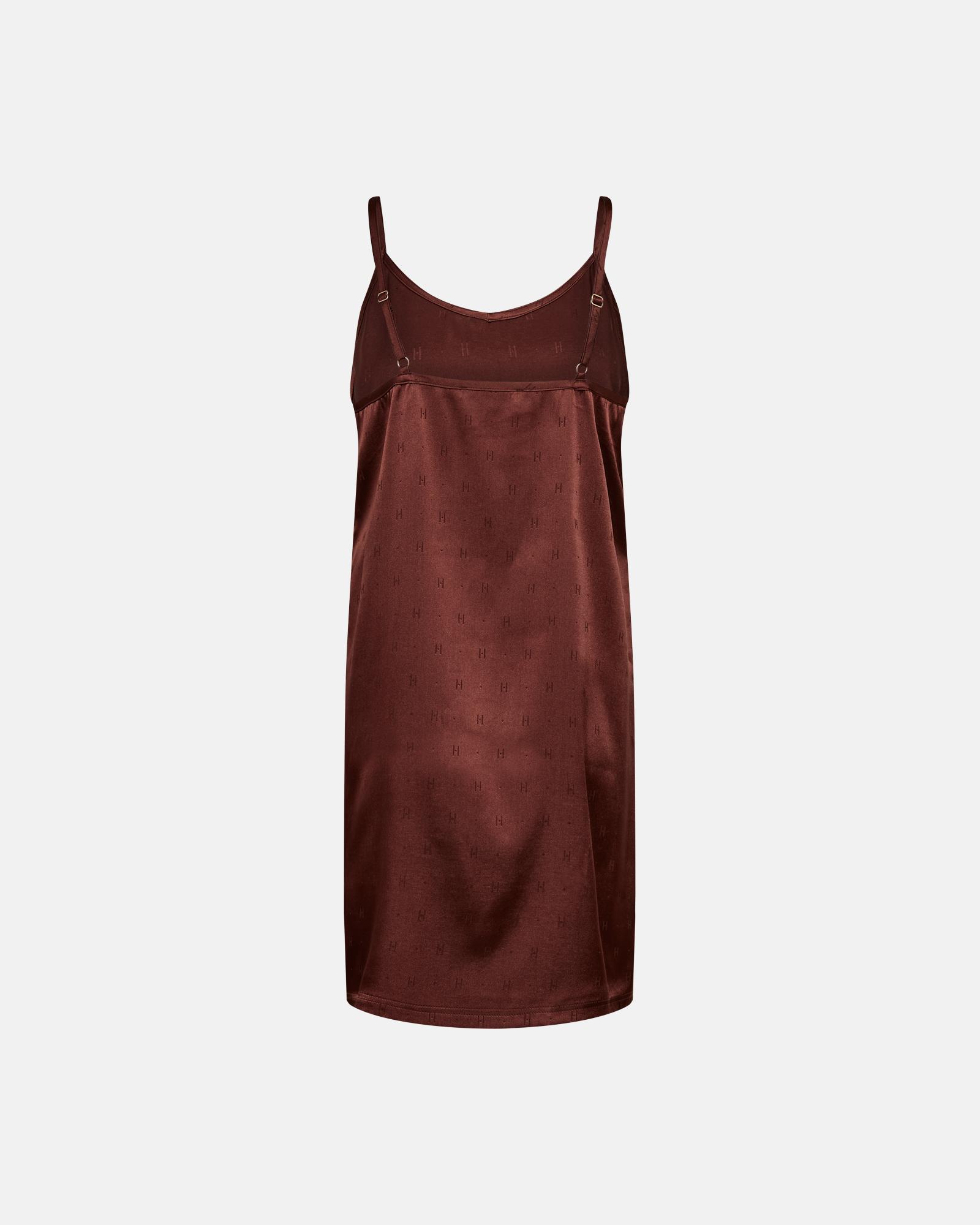 Logo Slip-Dress - Red