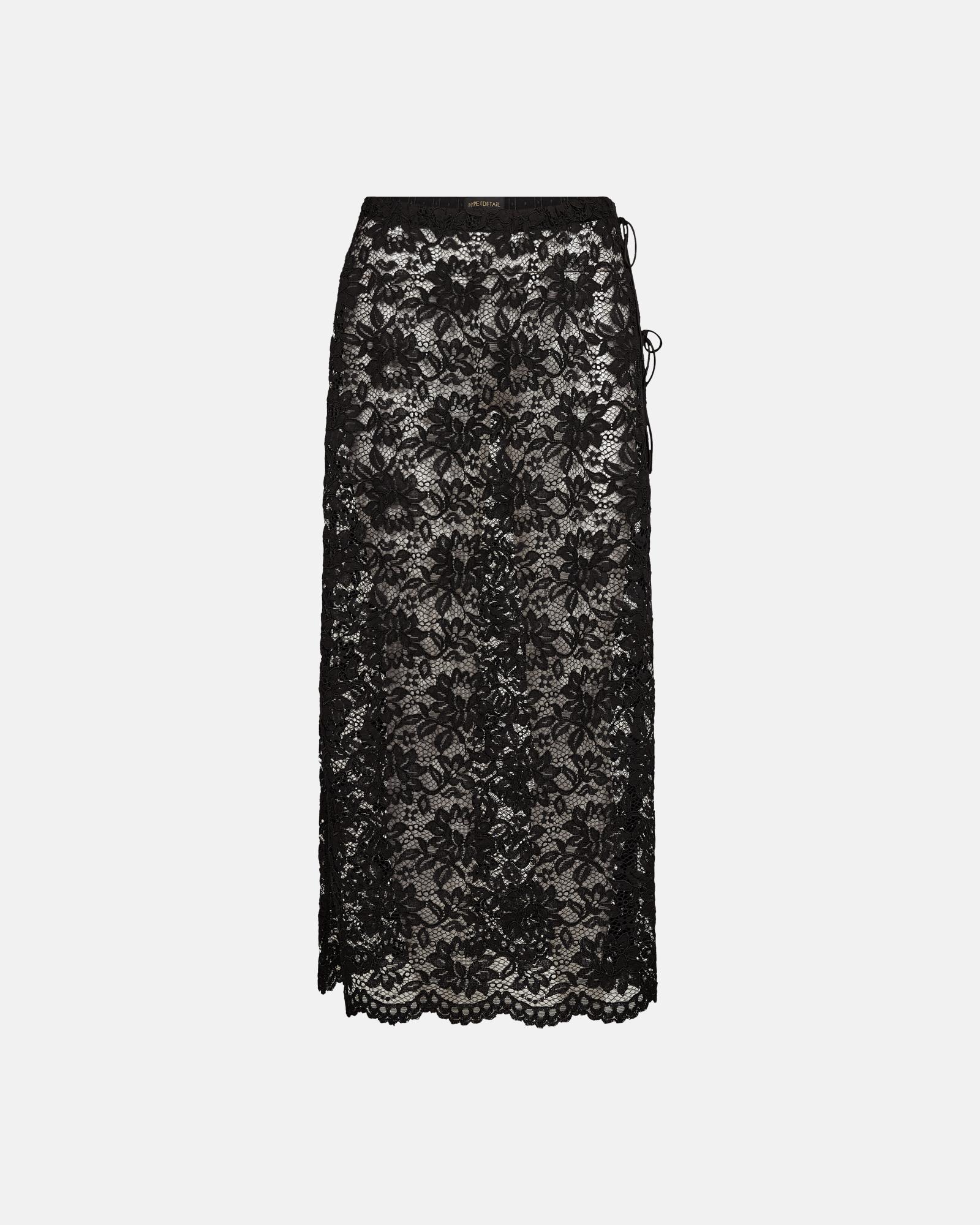 Lace Skirt - Black