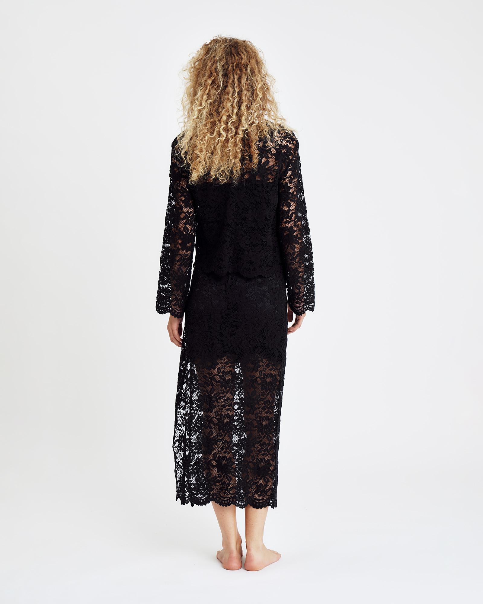 Lace Skirt - Black