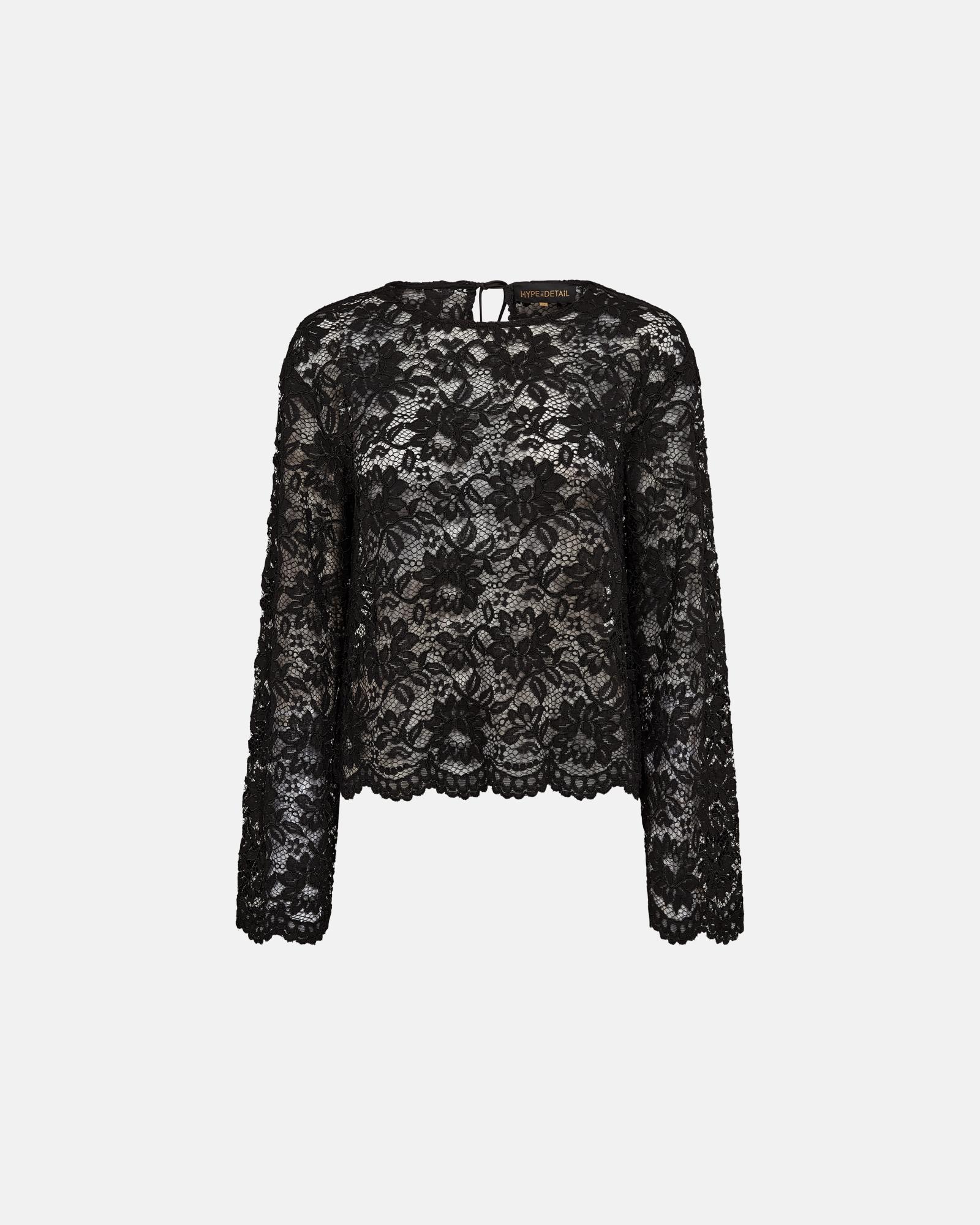 Lace Blouse - Black