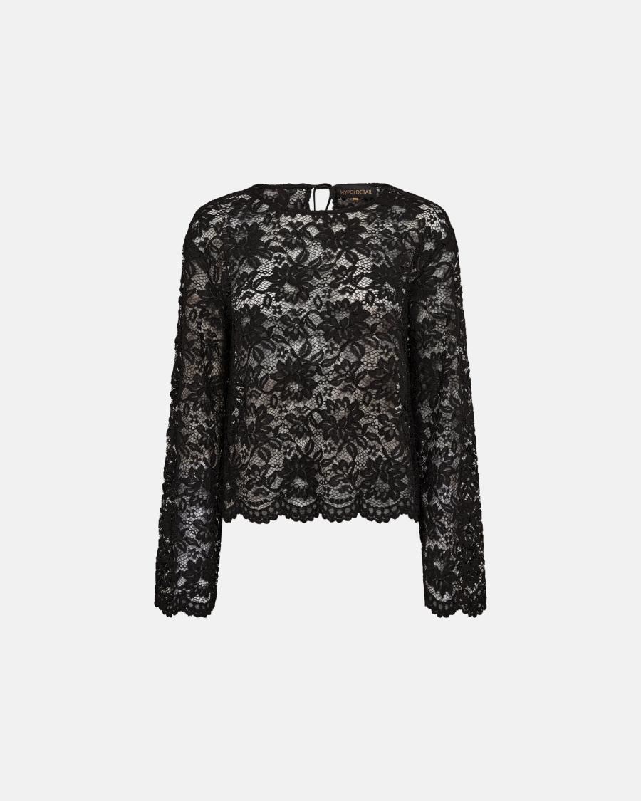 Lace Blouse - Black