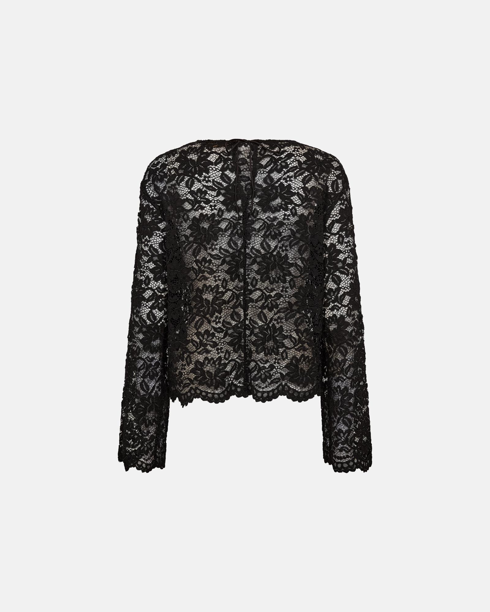 Lace Blouse - Black